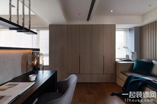 73平的现代风小户型二居室,次卧改成了开放式书房! 73平的现代风小户型二居室,次卧改成了开放式书房!