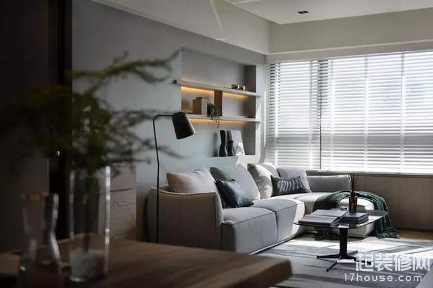 73平的现代风小户型二居室,次卧改成了开放式书房! 73平的现代风小户型二居室,次卧改成了开放式书房!